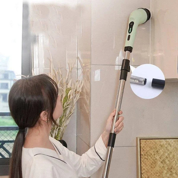 Escova De Limpeza Elétrica Cilclean- P/ Casa- Multiuso Sem Fio Portátil