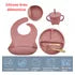 Conjunto de Silicone Conjunto de Treinamento de Refeição Infantil-para Bebês. 6 PCS
