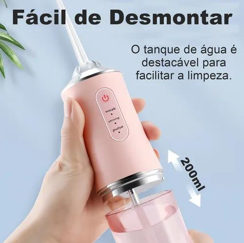 DiamondStream™ – O Poderoso Irrigador Bucal Portátil + Kit de Acessórios Grátis!