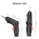 Kit Maleta Ferramentas com acessórios- Mini Furadeira Elétrica, Parafusadeira, Chave de Fenda sem fio. Bateria 3.6v