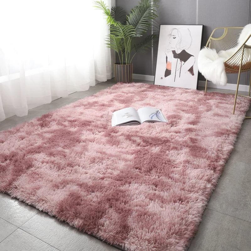 Tapetes Refinados-Tapete de pelúcia para sala de estar, quarto infantil- antiderrapante