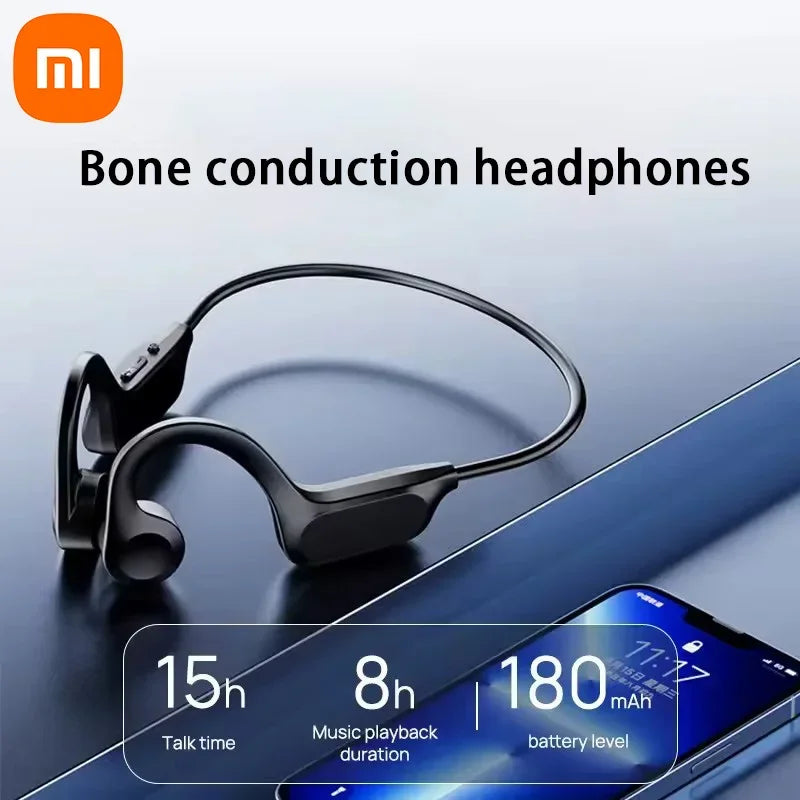 Fone Bluetooth de Condução Óssea Resistente À Água