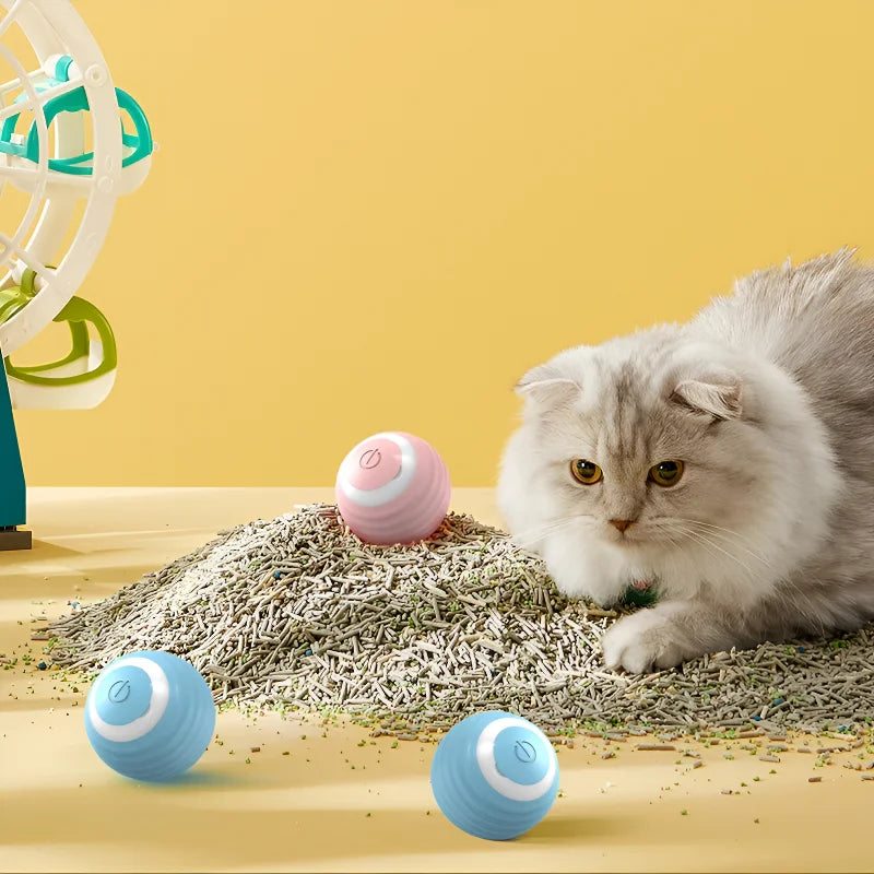 Bola Interativa Para Pets- Brinquedo Inteligente Para Animais De Estimação