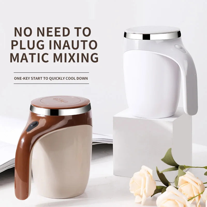 Caneca de Café Mixer Automática- Misturador Automático -Elétrica - Aço Inóxidável