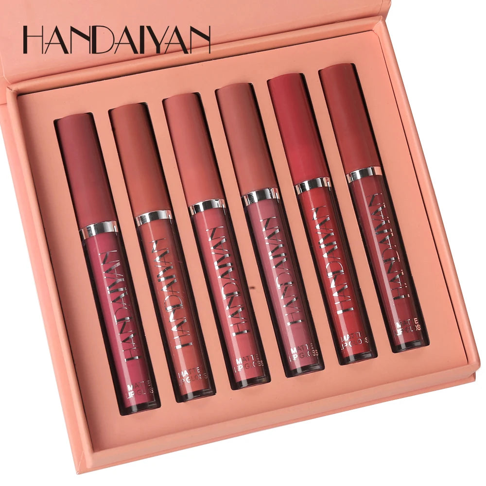Baton Handaiyan- Batom de Longa Duração com Efeito Matte - Compre 3 Leve 6