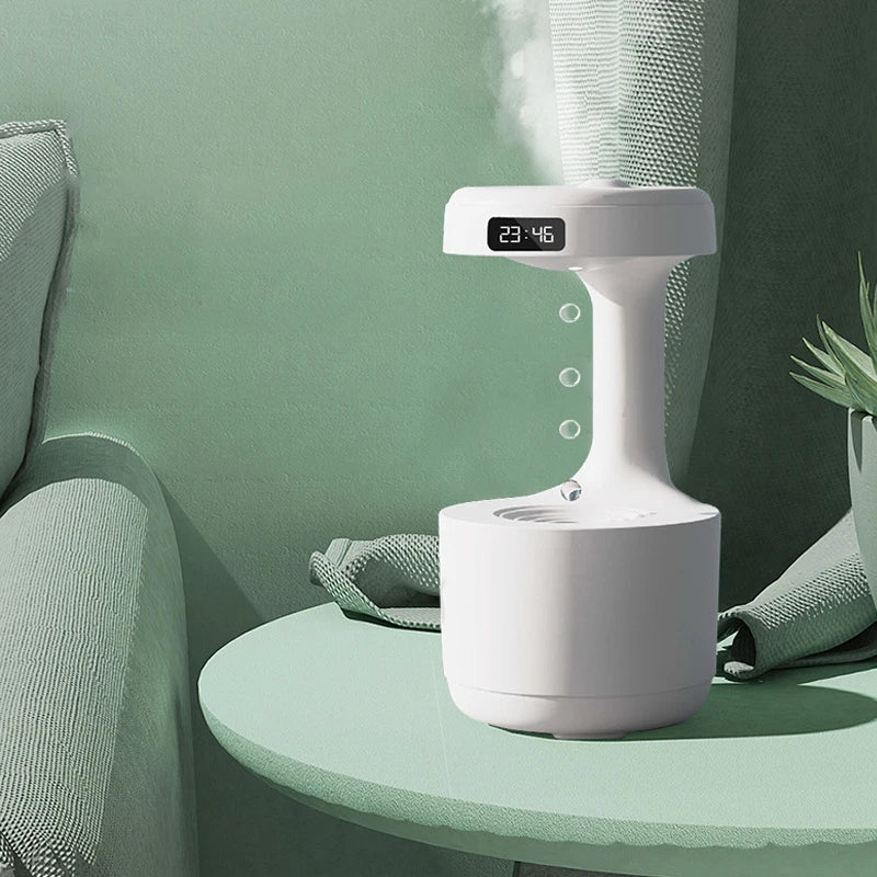 Umidificador de gotas de água antigravidade, máquina de aromaterapia