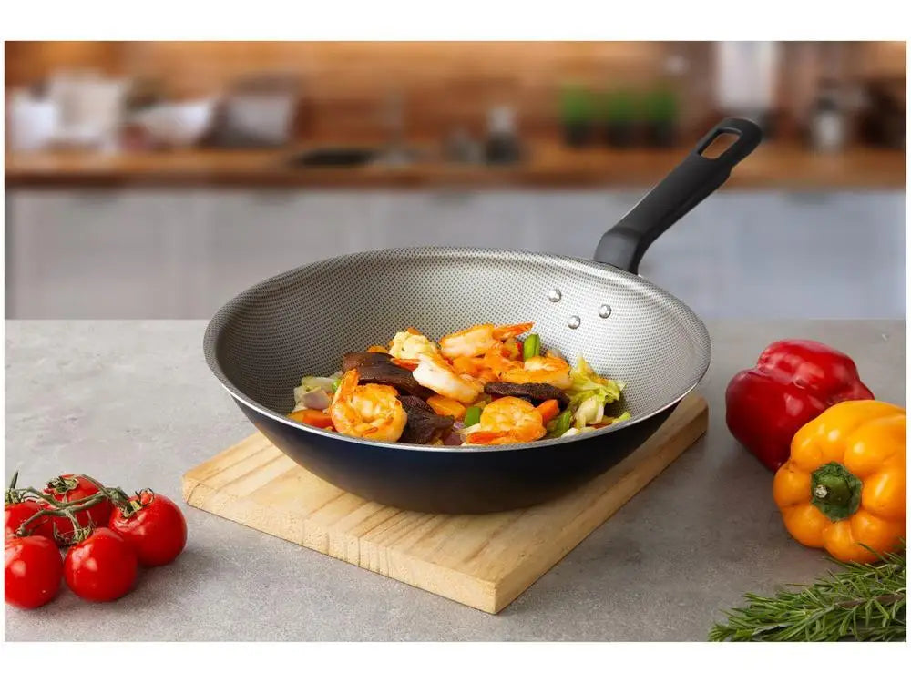 Frigideira Funda Loreto em Alumínio c/ Revestimento Antiaderente Starflon Max 24cm Wok Tramontina