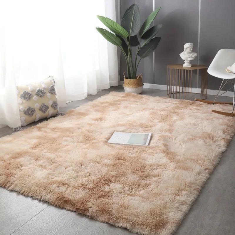 Tapetes Refinados-Tapete de pelúcia para sala de estar, quarto infantil- antiderrapante