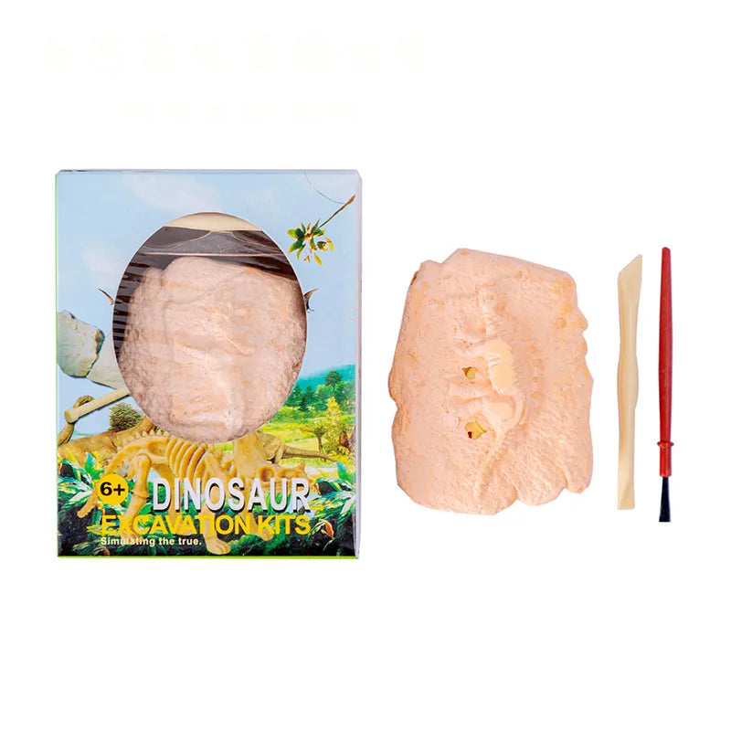 Kit de escavação de fósseis de Dinossauros-Jurassic Escavação Arqueológica -Brinquedos educacionais