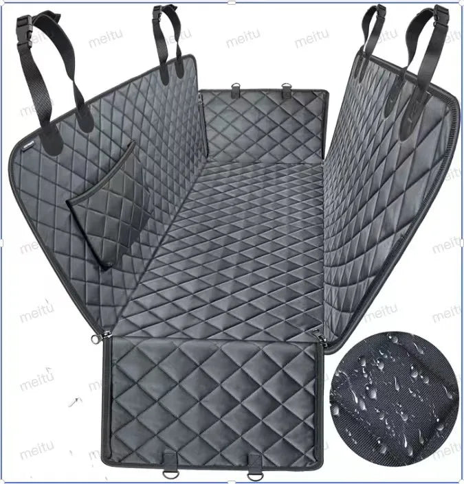 Capa protetora impermeável para banco de carro para cães, tapete de transporte para animais de estimação, rede para cães de pequeno, médio e grande porte, almofada de segurança para o banco traseiro do carro.