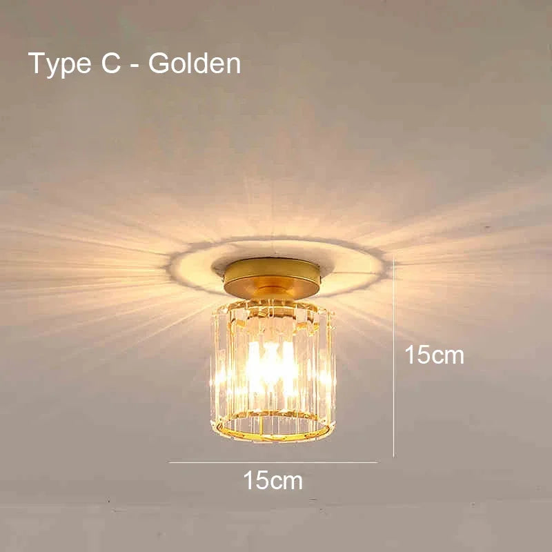 Luminária de Teto Nórdica em Acrílico LED para Corredor, Soquete E27- Ideal para Sala de Estar, Quarto e Iluminação interna. Alimentação: AC 85-265V.