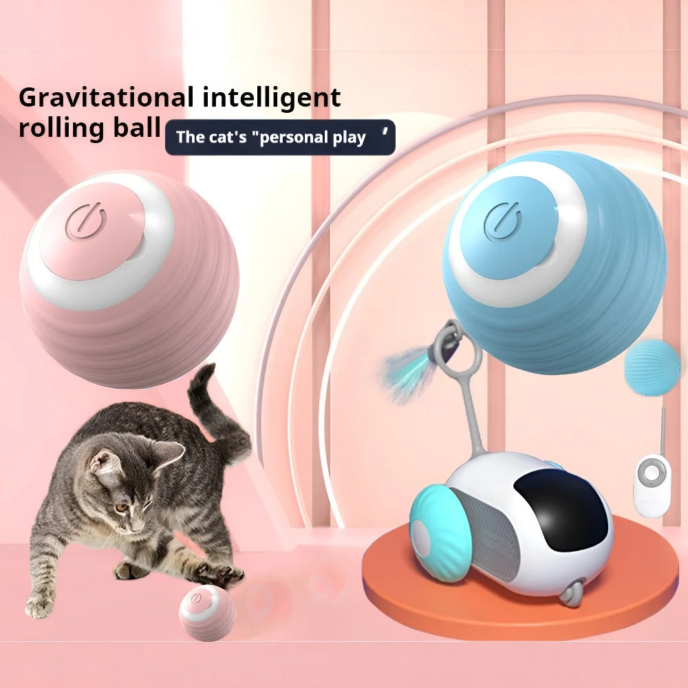 Bola Interativa Para Pets- Brinquedo Inteligente Para Animais De Estimação