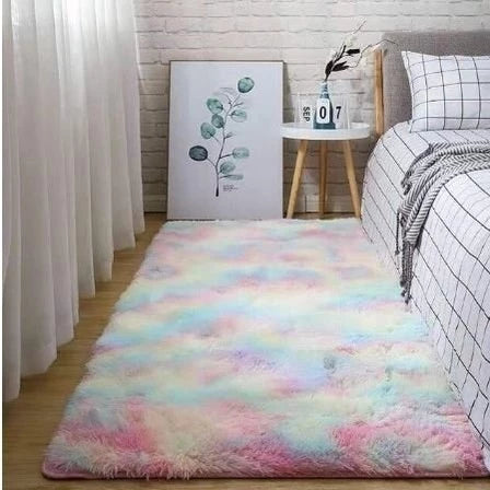 Tapetes Refinados-Tapete de pelúcia para sala de estar, quarto infantil- antiderrapante