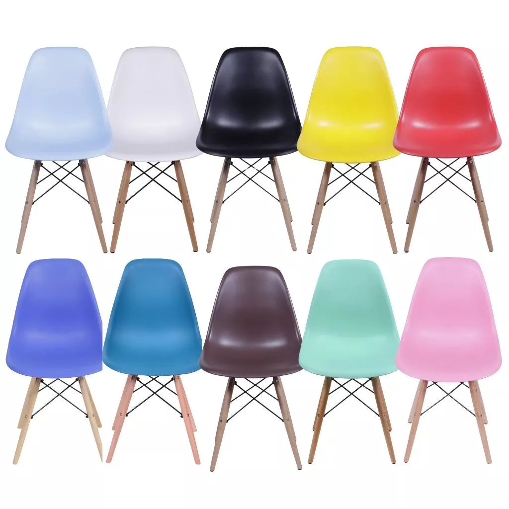 Cadeira de Jantar DKR Eames Boxbit para sala de jantar ou escrivaninha várias cores
