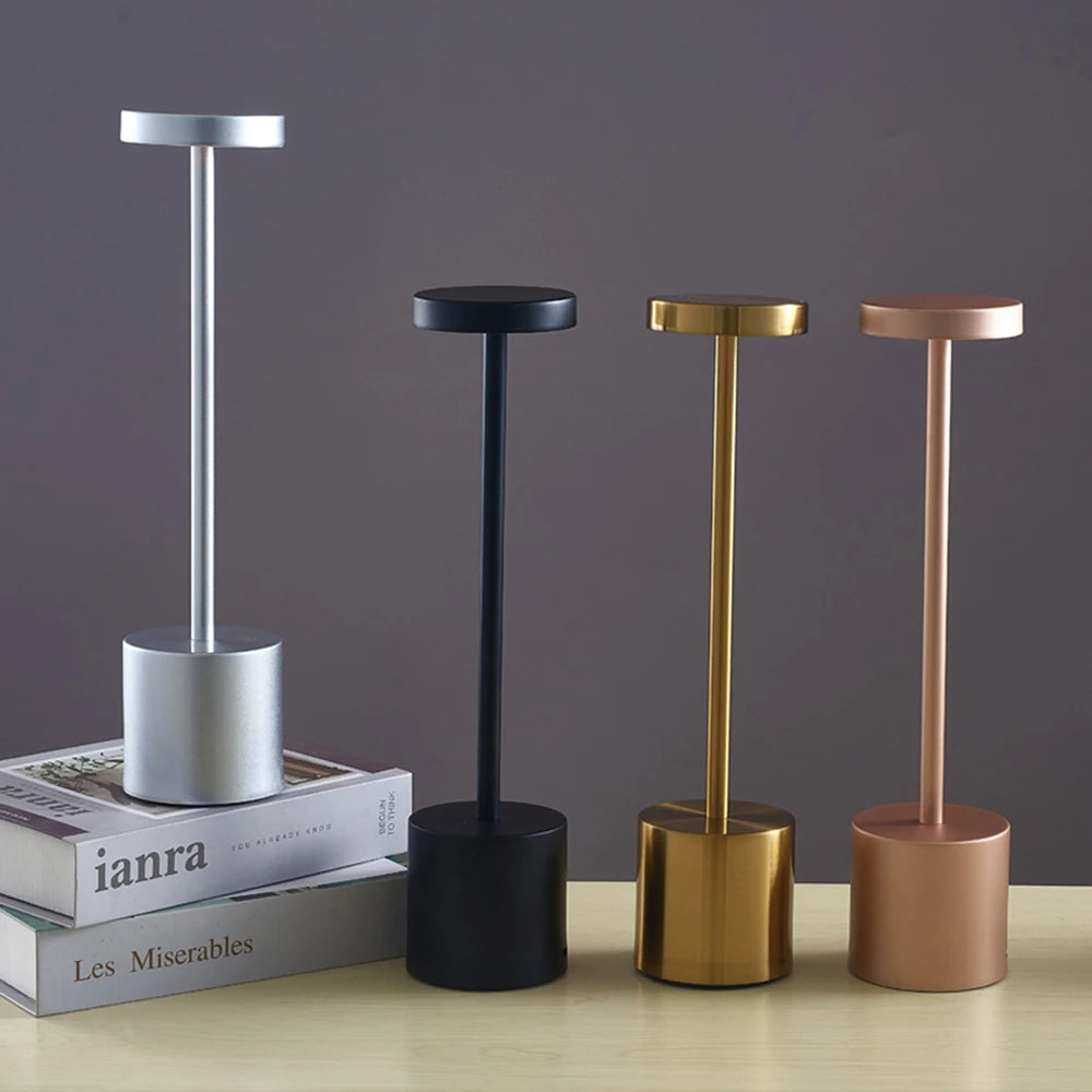 Luminária Candeeiro de Mesa - Sem Fio- Sensor de Toque