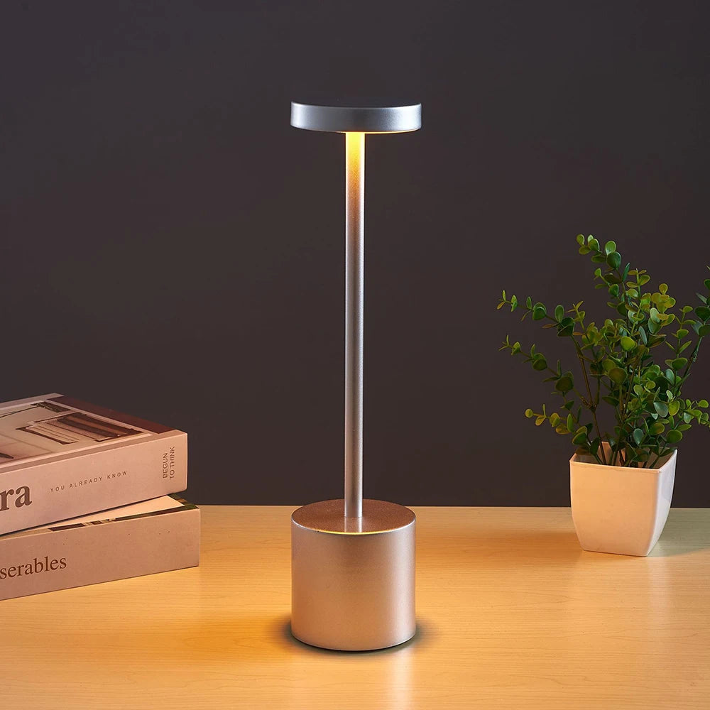 Luminária Candeeiro de Mesa - Sem Fio- Sensor de Toque