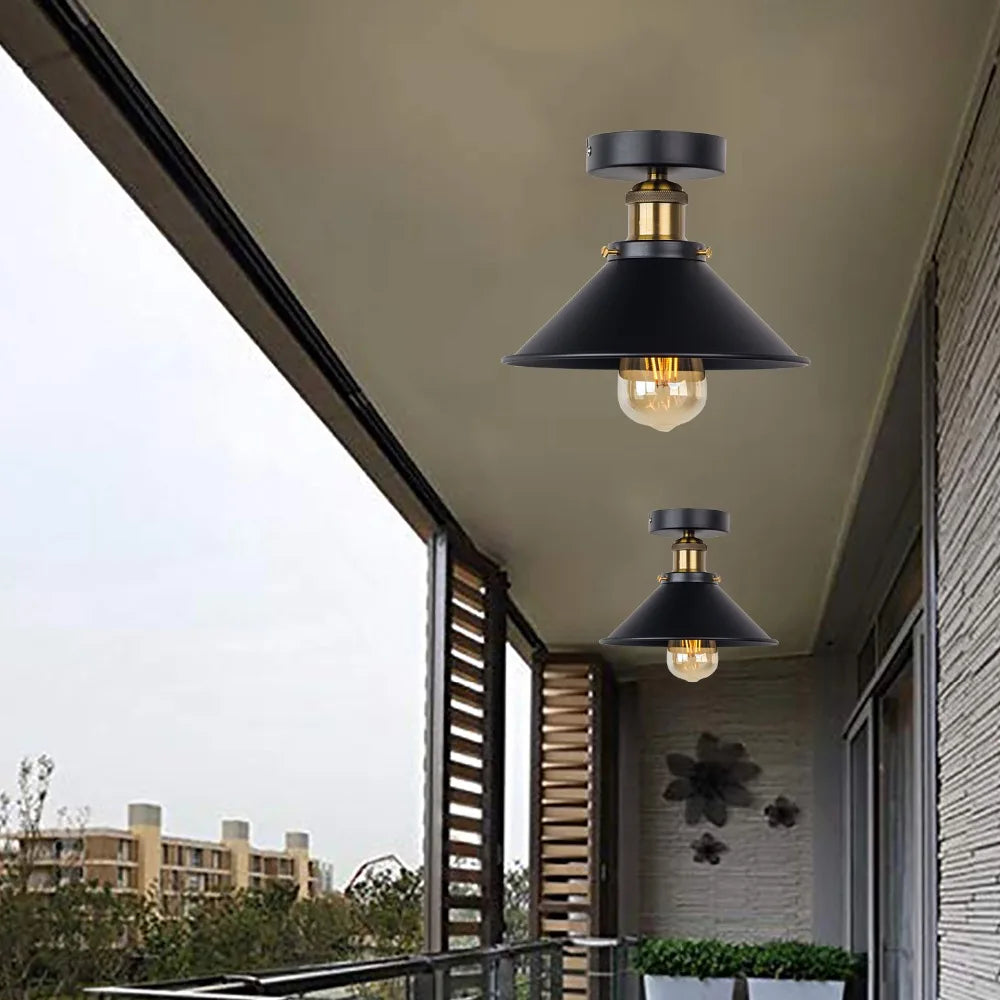 Pendente Retro Industrial com LED Decorativo