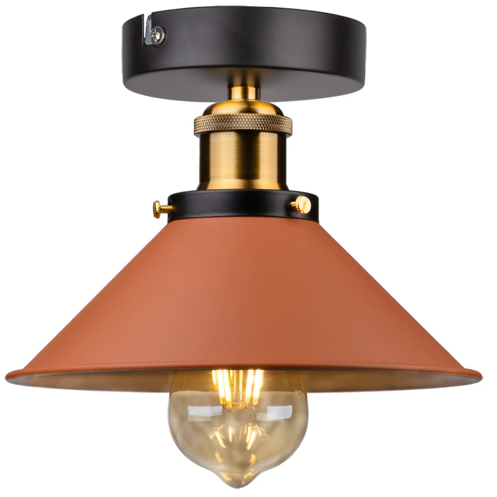 Pendente Retro Industrial com LED Decorativo
