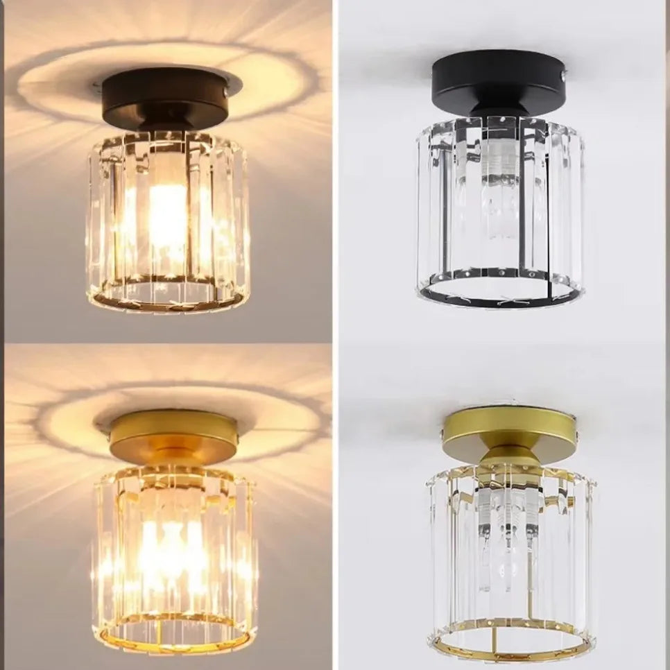 Luminária de Teto Nórdica em Acrílico LED para Corredor, Soquete E27- Ideal para Sala de Estar, Quarto e Iluminação interna. Alimentação: AC 85-265V.