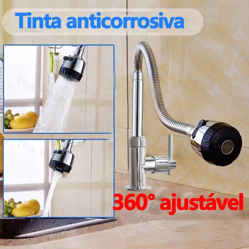 Torneira de Pia-  Cozinhas Gourmet-  Fixação de Parede