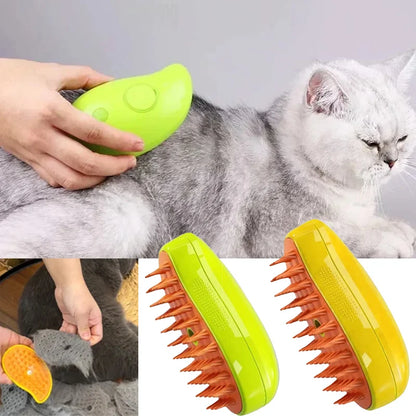 Cat Steamy - Escova de vapor para gatos, elétrico, spray de água