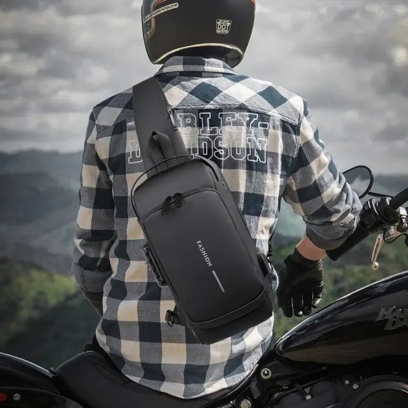 Bolsa Slim Bag™ - Mochila Anti-Furto com Senha USB