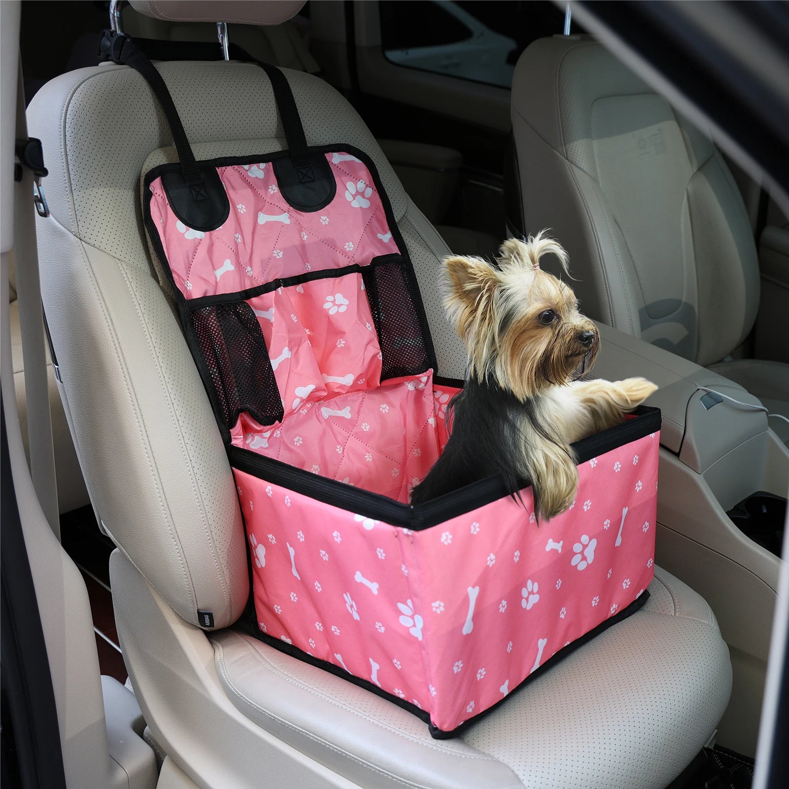 Cadeirinha Pet Assento Carro Transporte Pet Cadeira Pet para Auto Cães Gatos Viagem