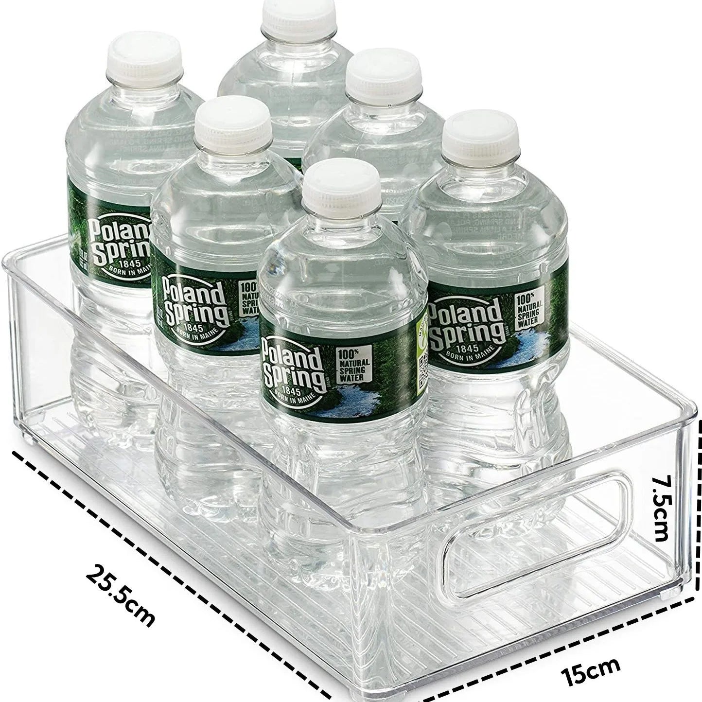 Kit 2x Suporte Organizador De Garrafas Vinho Refrigerantes Geladeira Empilhável