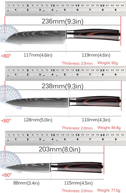 Small Fruit Meat Peeling Knife 3.5"/5" Forged Utility Paring Slicing Cleaver Razor Sharp Stainless Steel Boning Butcher Knife