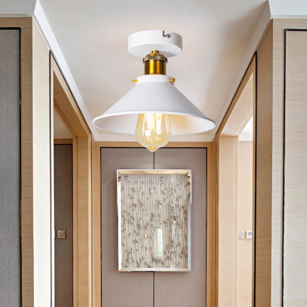 Pendente Retro Industrial com LED Decorativo