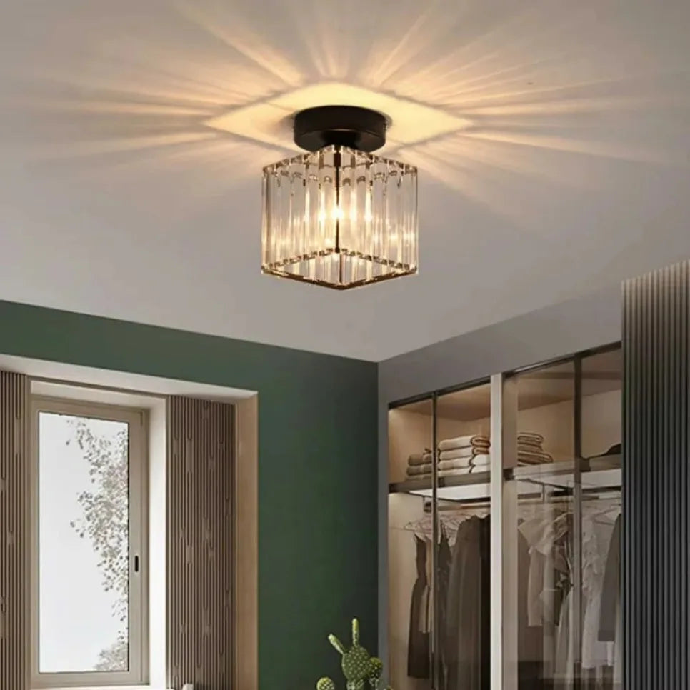 Luminária de Teto Nórdica em Acrílico LED para Corredor, Soquete E27- Ideal para Sala de Estar, Quarto e Iluminação interna. Alimentação: AC 85-265V.