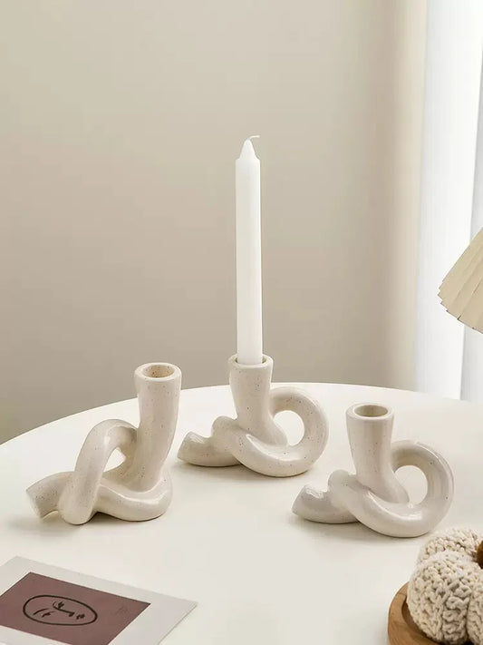 Castiçais Decorativos Minimalista- Suporte Para Velas