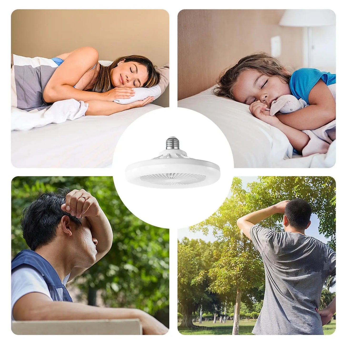 Luminária LED com Ventilador | FanMaster®