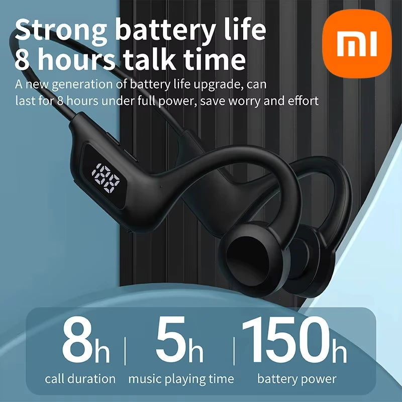 Fone Bluetooth de Condução Óssea Resistente À Água