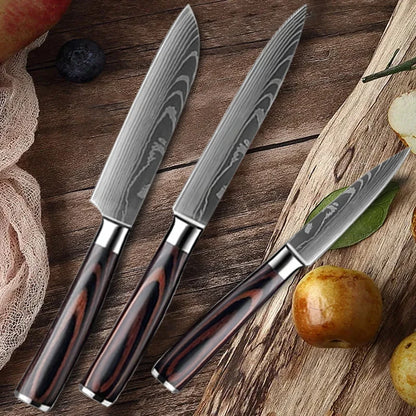 Small Fruit Meat Peeling Knife 3.5"/5" Forged Utility Paring Slicing Cleaver Razor Sharp Stainless Steel Boning Butcher Knife