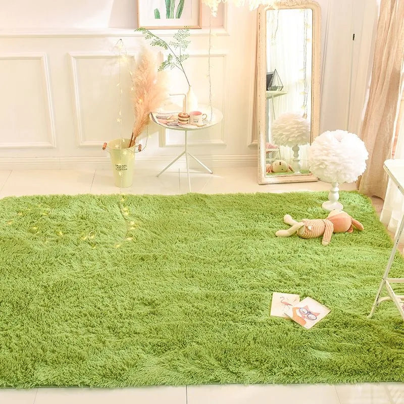 Tapetes Refinados-Tapete de pelúcia para sala de estar, quarto infantil-  antiderrapante