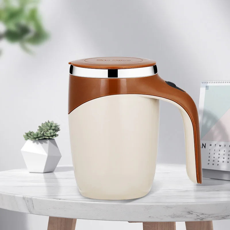 Caneca de Café Mixer Automática  Com Misturador Automático -  Elétrica - Aço Inóxidável