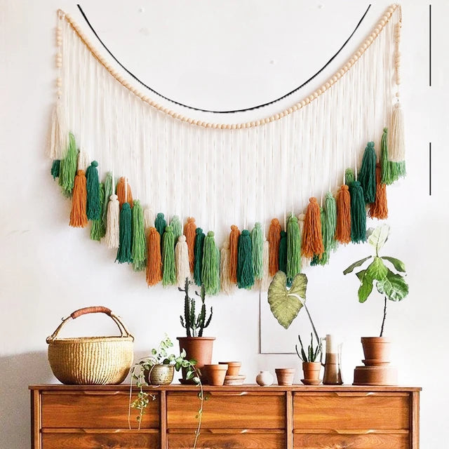 Tapeçaria de Parede em Macramê