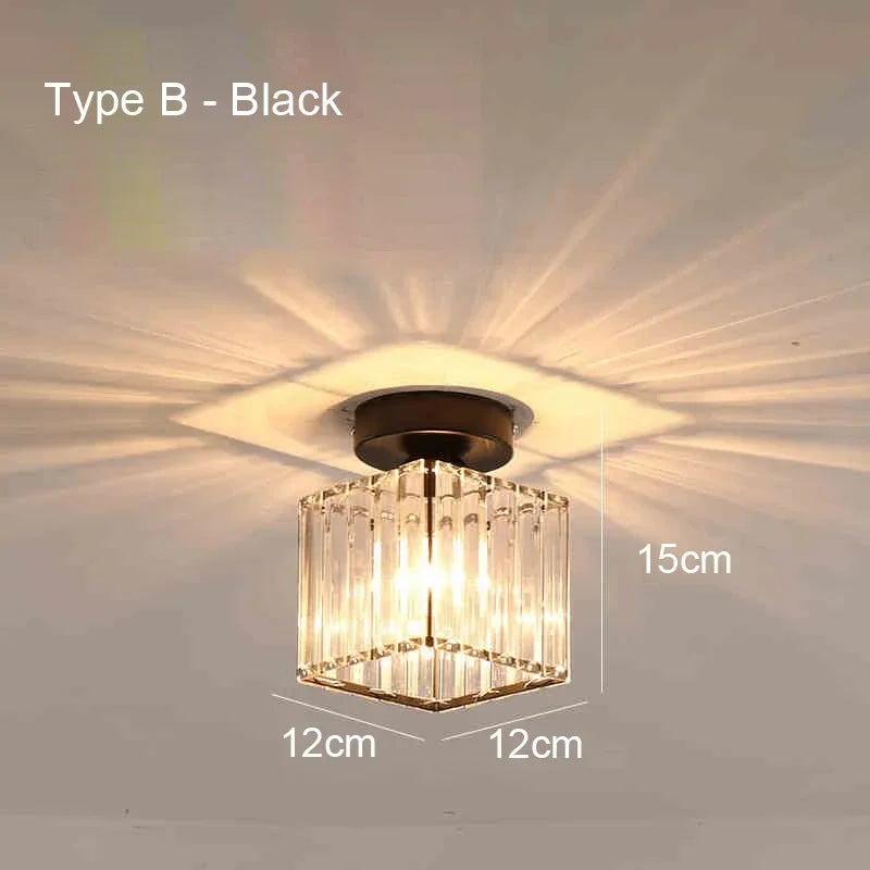 Luminária de Teto Nórdica em Acrílico LED para Corredor, Soquete E27- Ideal para Sala de Estar, Quarto e Iluminação interna. Alimentação: AC 85-265V.