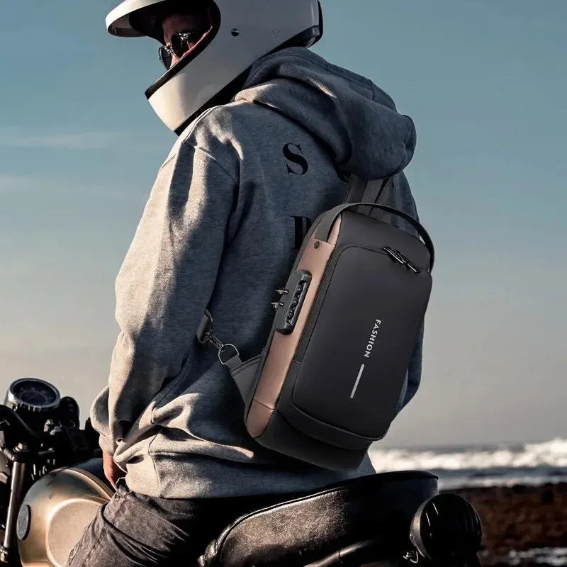 Bolsa Slim Bag™ - Mochila Anti-Furto com Senha USB