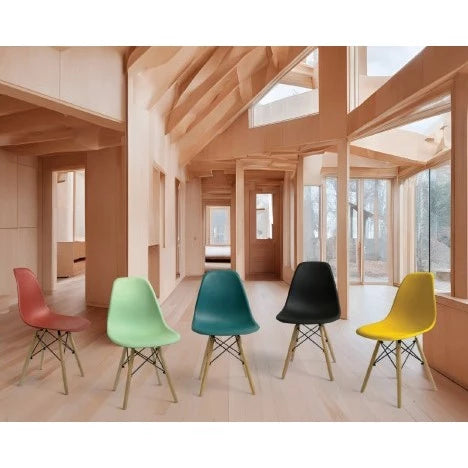 Cadeira de Jantar DKR Eames Boxbit para sala de jantar ou escrivaninha várias cores