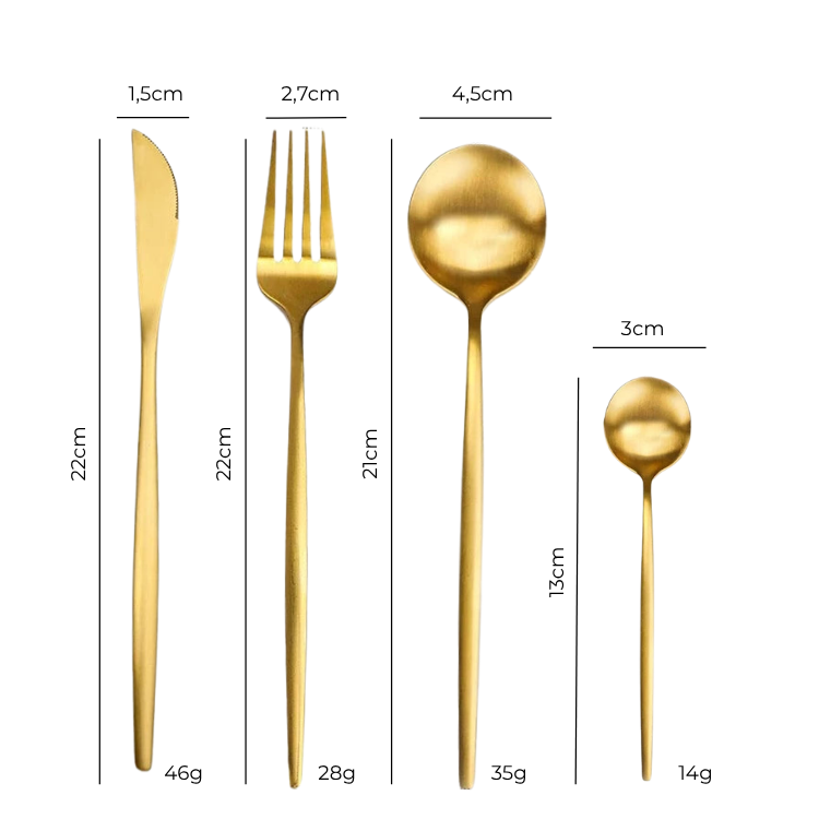 Faqueiro de Luxo Veneza [Compre 24 e Leve 48 Peças]