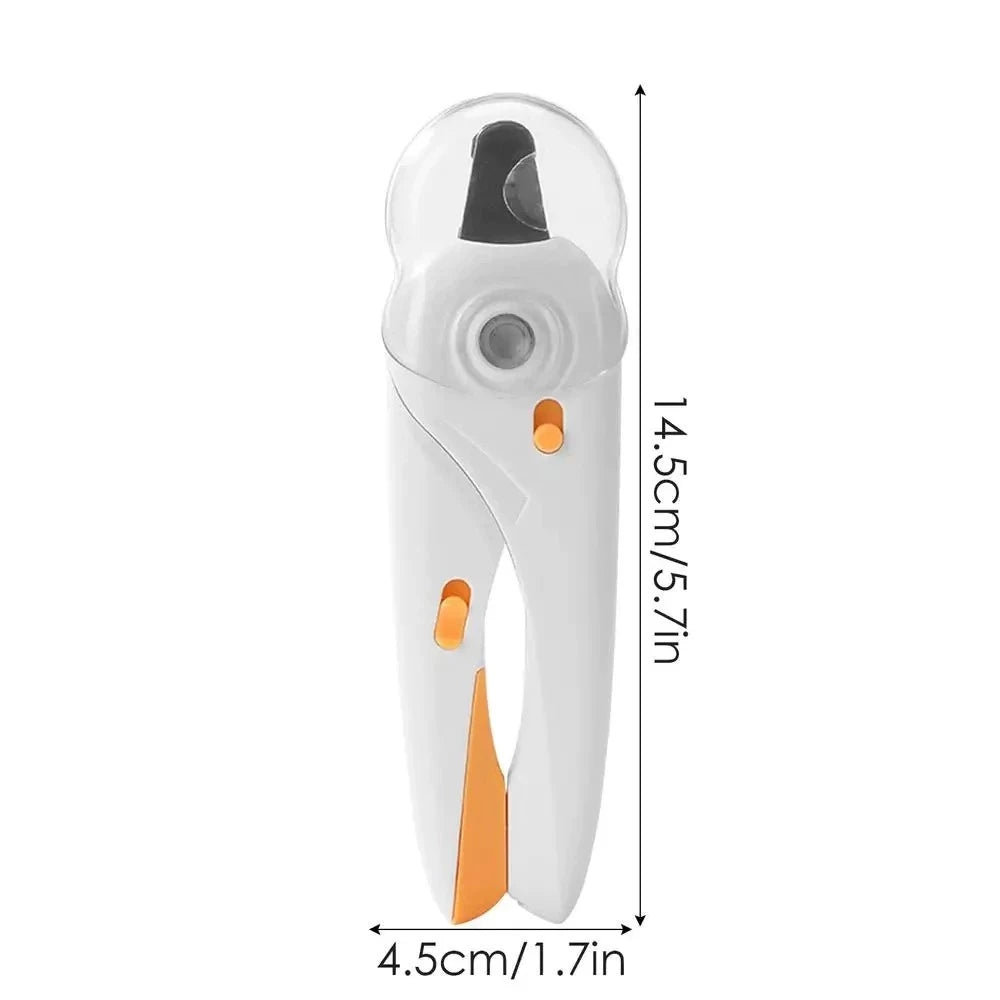 Cortador de Unhas Para Cães e Gatos Pet Alicate e Lixa Com Led e Tesoura Completa
