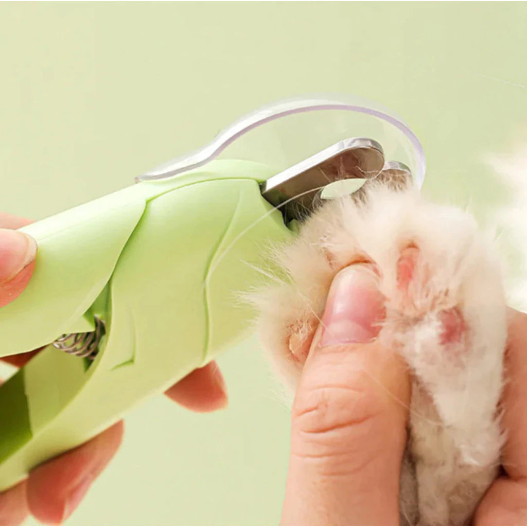 Cortador de Unhas Para Cães e Gatos Pet Alicate e Lixa Com Led e Tesoura Completa