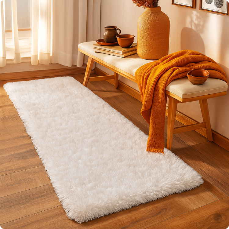 Tapete Peludo HomeSmart Antiderrapante